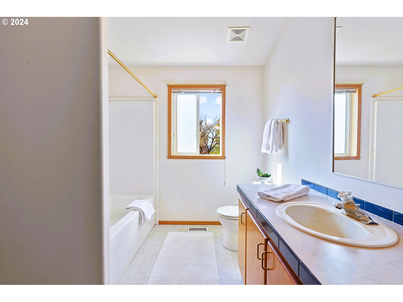 143 Acme Road White Salmon, WA 98672 - Photo 45 of 47 a bathroom with a sink and a mirror