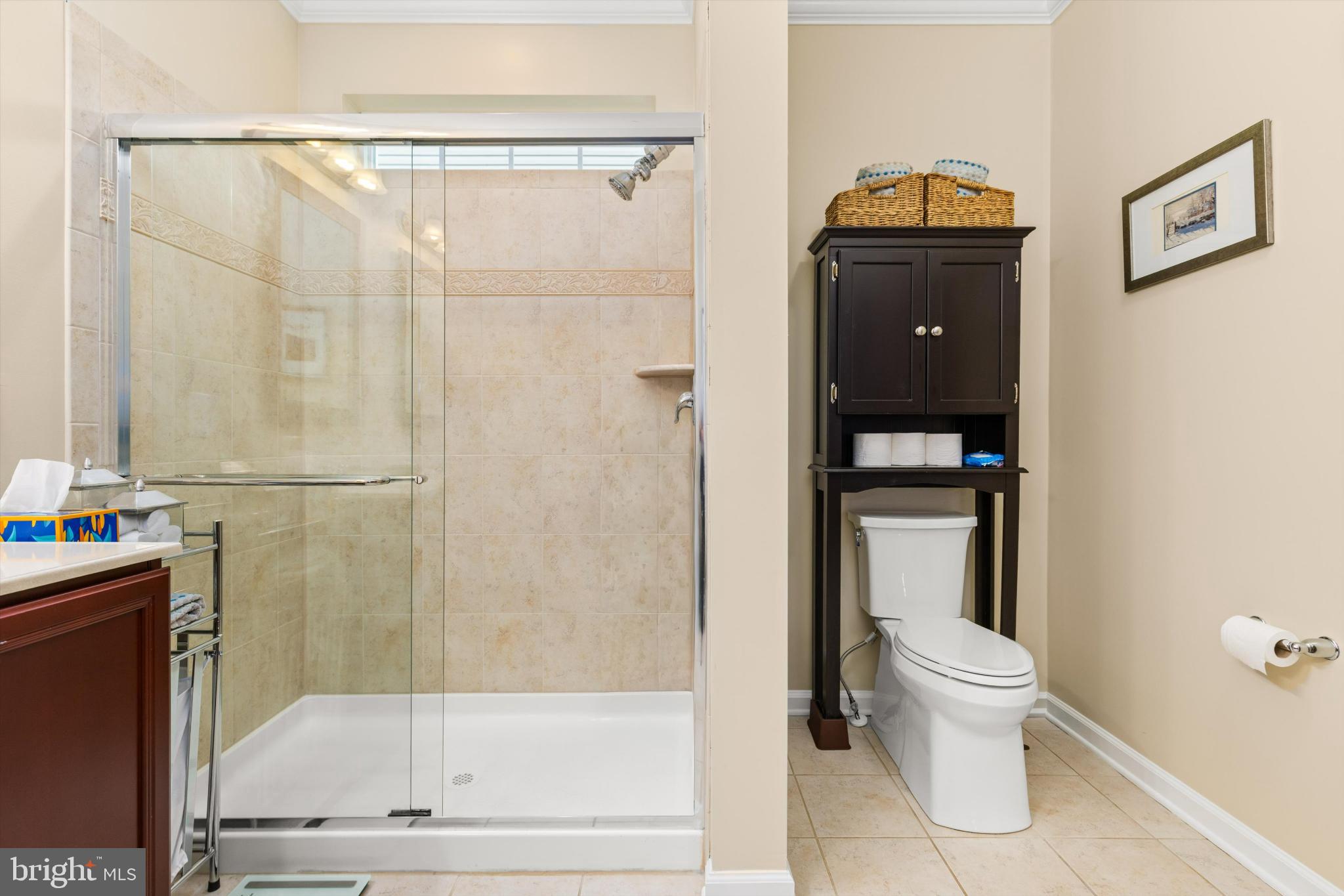 35224 Seaport Loop Lewes, DE 19958 - Photo 23 of 45 Modern bathroom with sleek glass shower.