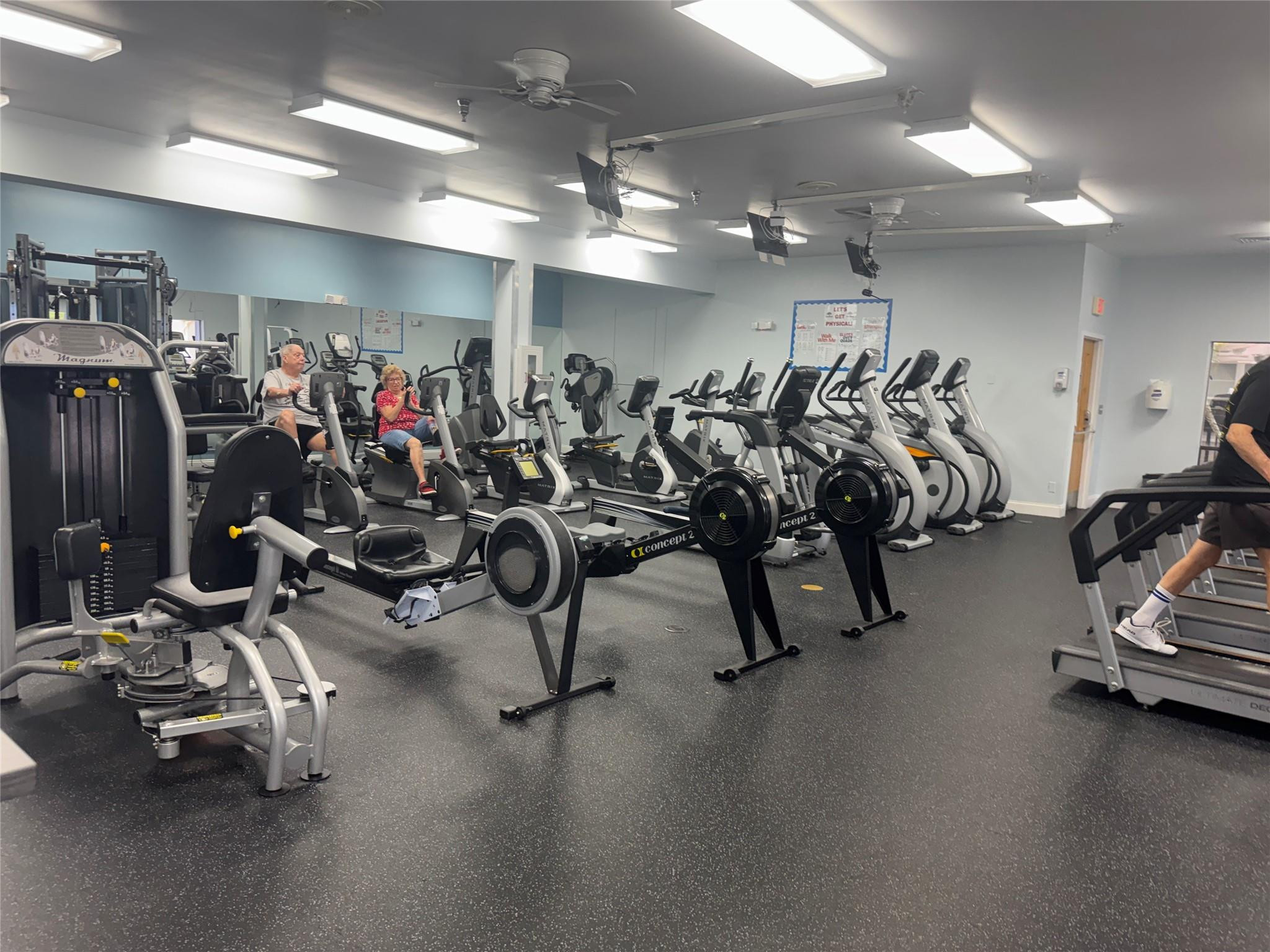 3302 Aruba Way, Unit M1 Coconut Creek, FL 33066 - Photo 36 of 58 a view of a room with gym equipment