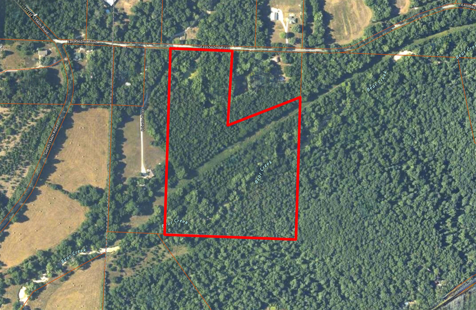 0 East 562nd Road Brighton, MO 65617 - Photo 17 of 17 MappingB E 562nd Rd Brighton 23 acres