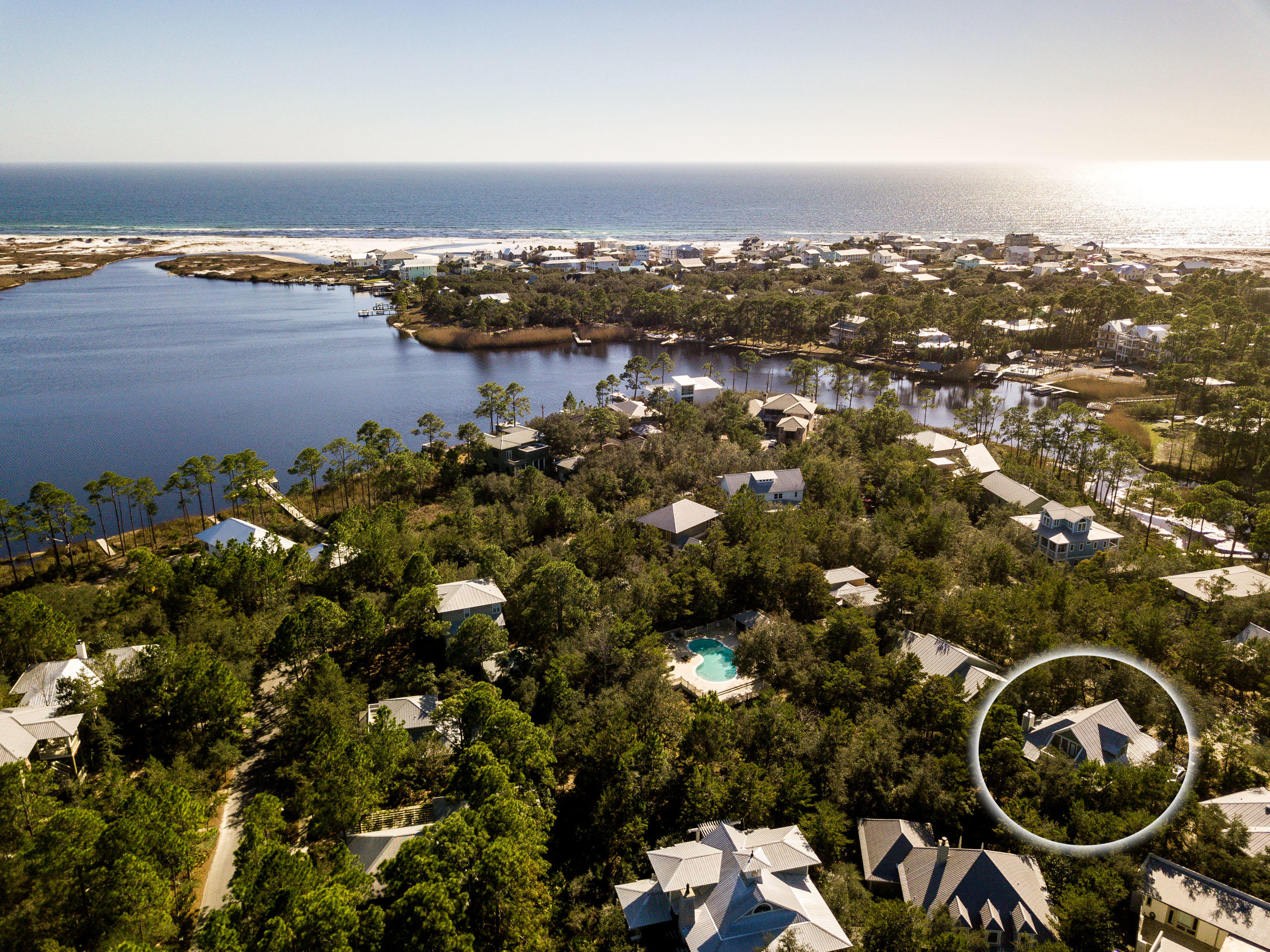 328 Wilderness Way Santa Rosa Beach, FL 32459 - Photo 3 of 49 an aerial view of multiple house
