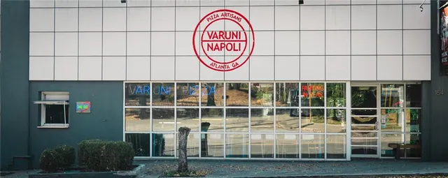 a view of a building on the street