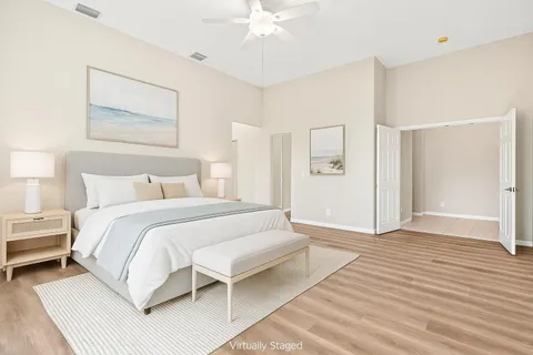 wooden floor in an empty room