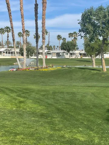 a view of a lake with houses