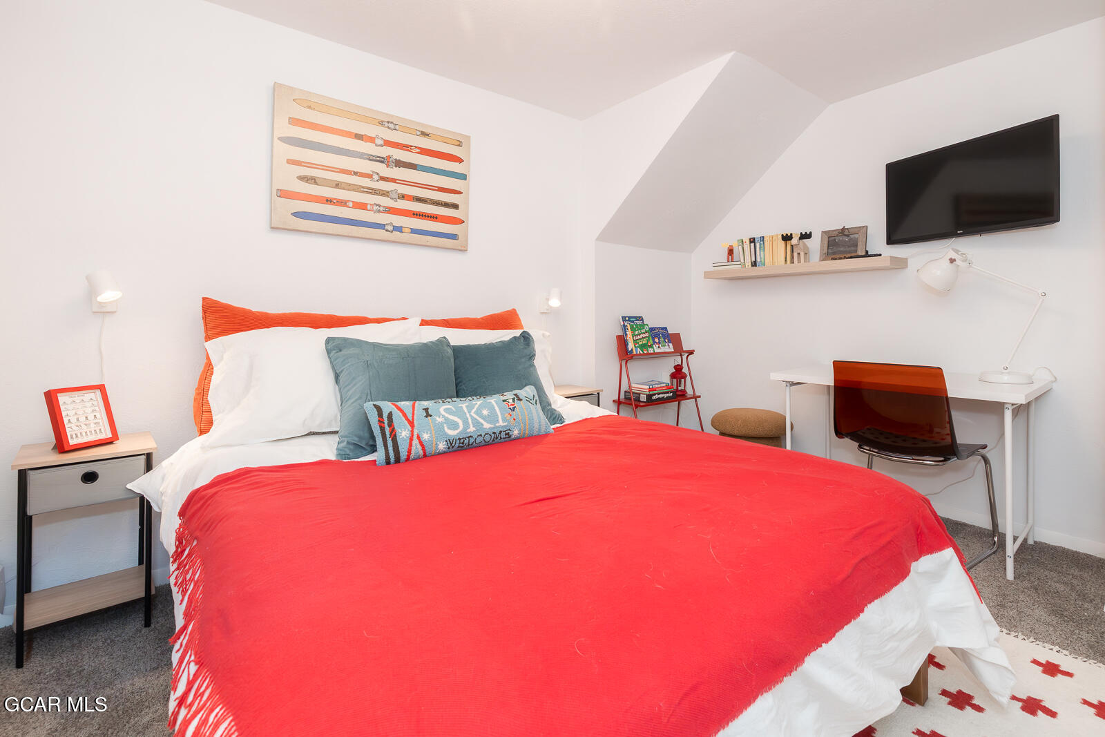 382 County Road 837 Fraser, CO 80442 - Photo 28 of 46 a bed room with a bed and a television