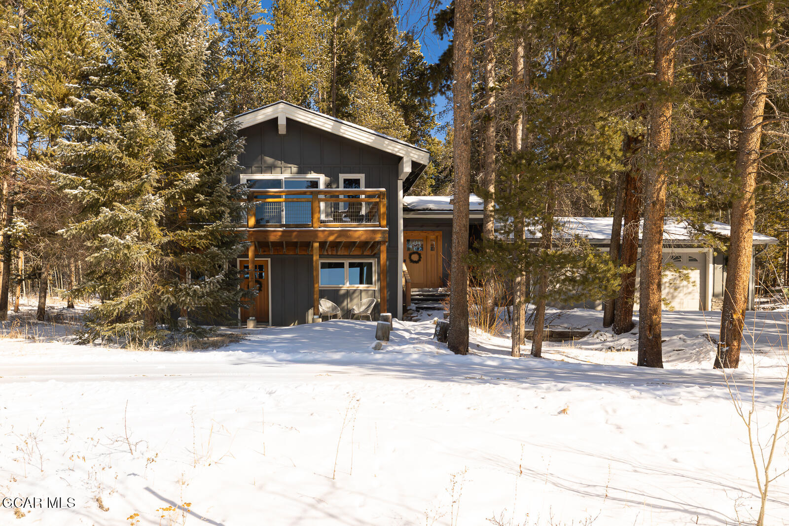382 County Road 837 Fraser, CO 80442 - Photo 45 of 46 a view of a house with snow on the road