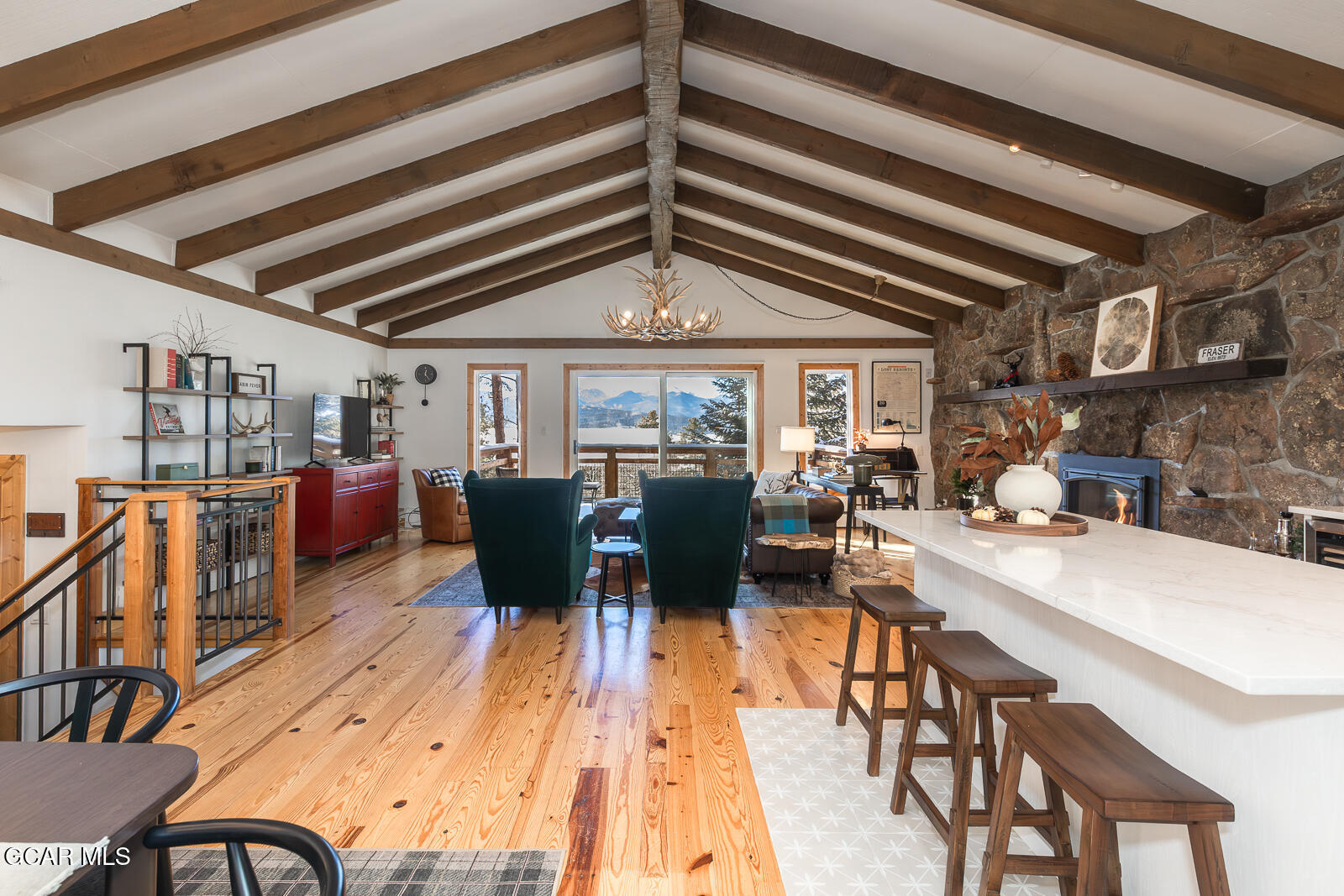 382 County Road 837 Fraser, CO 80442 - Photo 5 of 46 a view of a dining room with furniture
