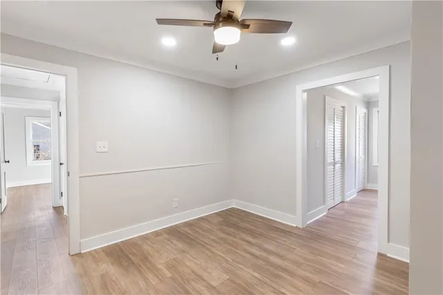 wooden floor in an empty room