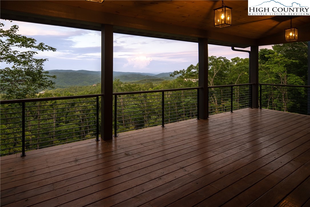 371 Ninebark Road Boone, NC 28607 - Photo 13 of 41 a view of balcony with wooden floor