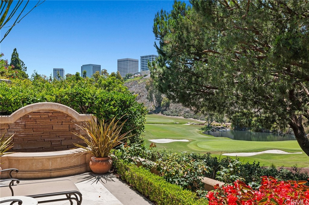 3 Burning Tree Circle Newport Beach, CA 92660 - Photo 25 of 65 a view of a back yard of the house