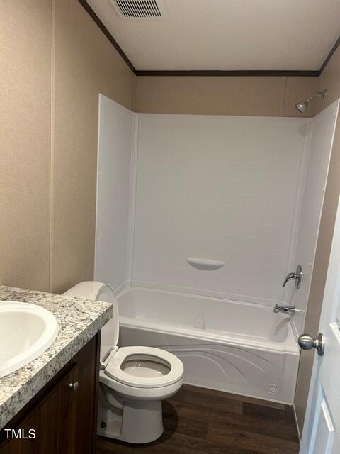 3330 North McCullen Road Faison, NC 28341 - Photo 21 of 31 a bathroom with a granite countertop bathtub sink vanity mirror and toilet