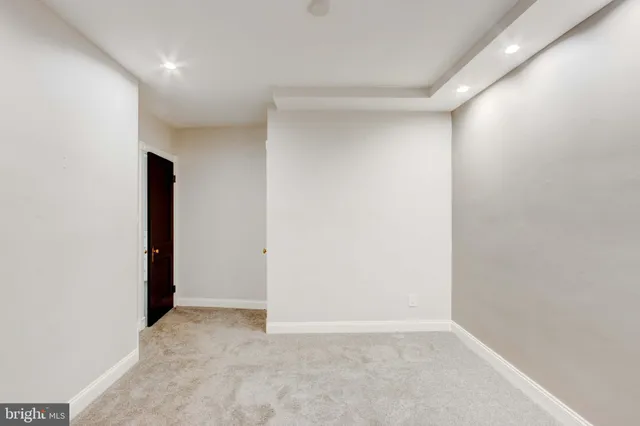 a view of an empty room