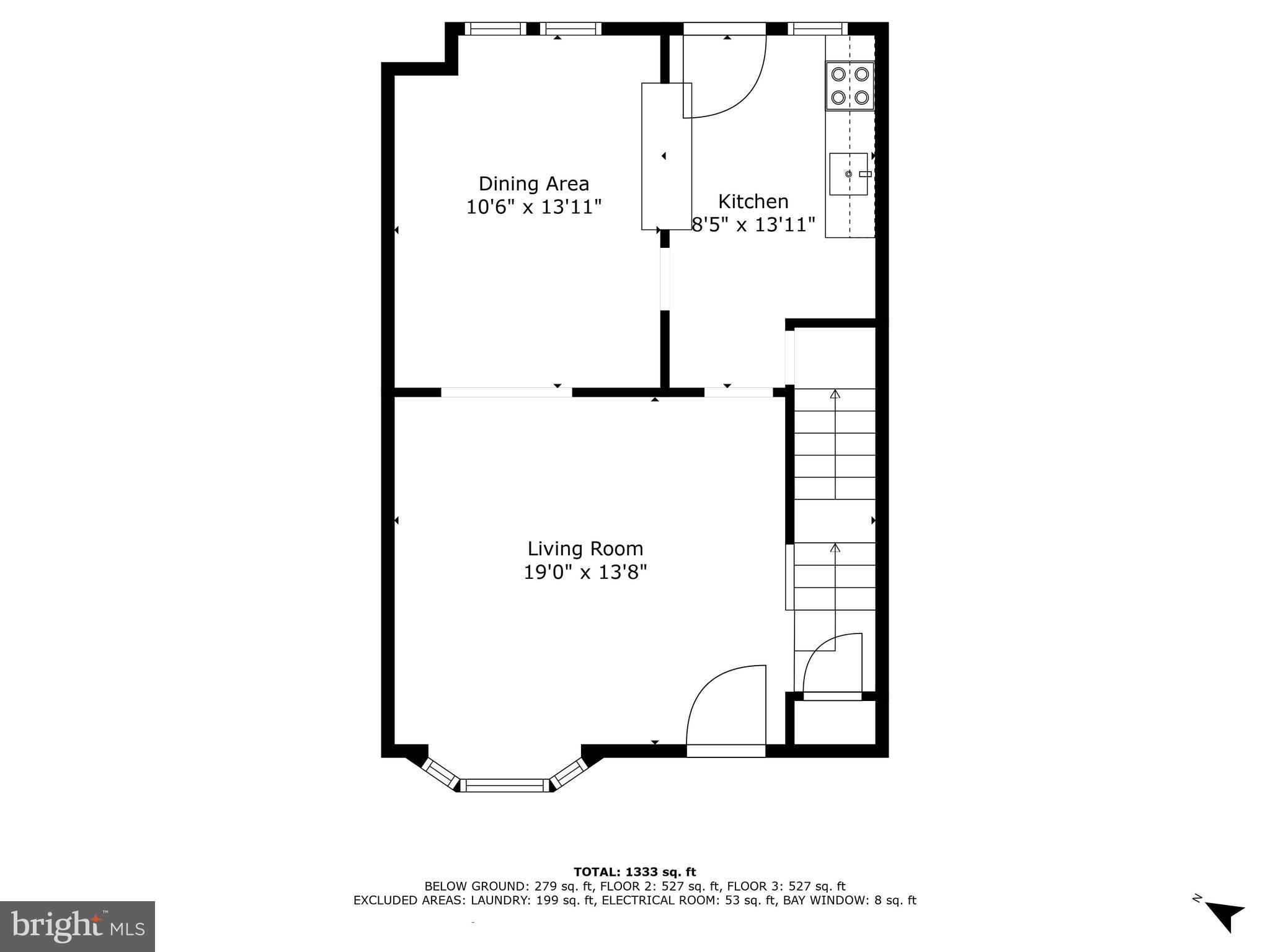 127 Cherrydell Road Catonsville, MD 21228 - Photo 23 of 24 a picture of floor with a white wall and a painting