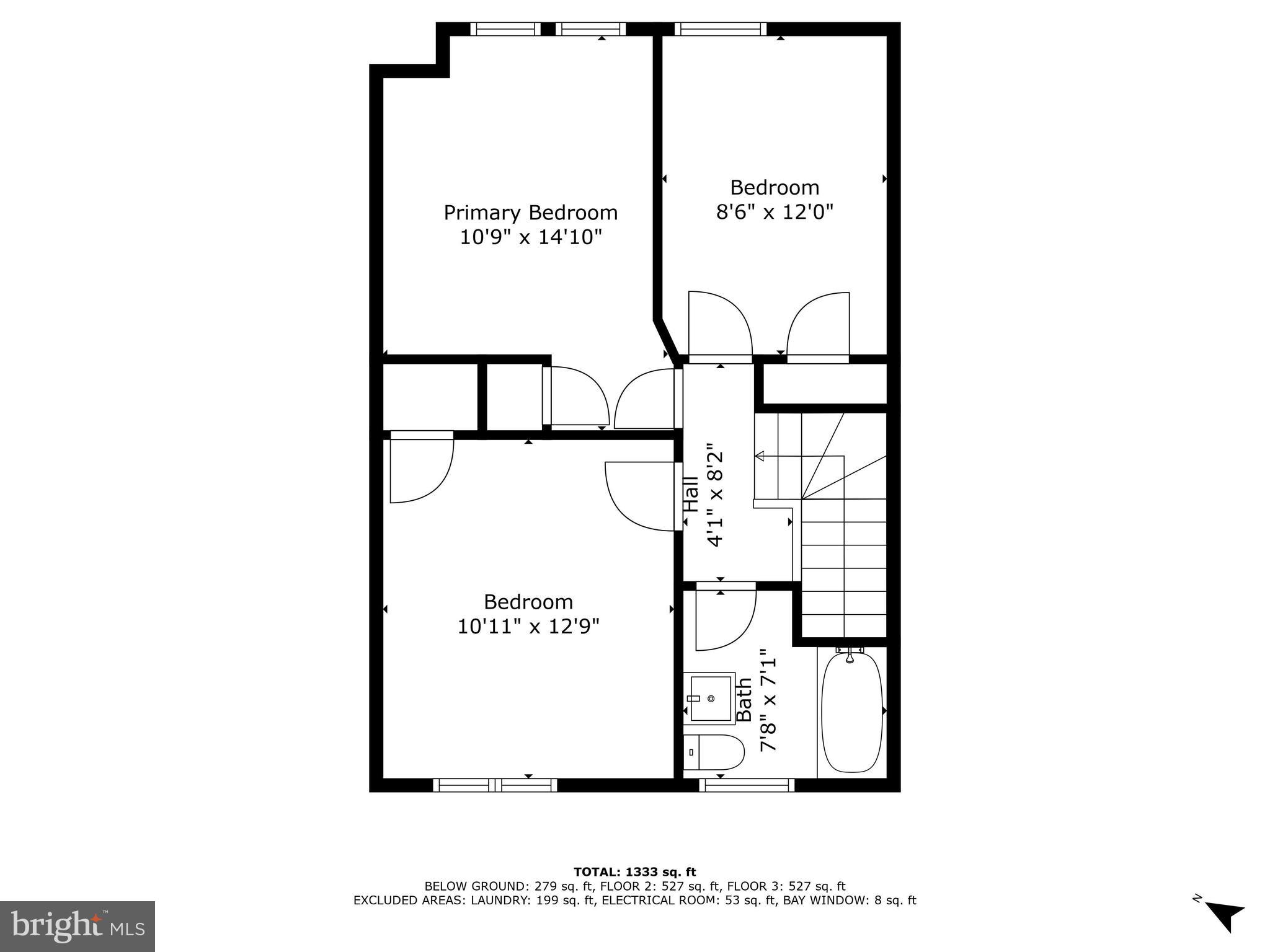 127 Cherrydell Road Catonsville, MD 21228 - Photo 24 of 24 a picture of a wall with a white wall