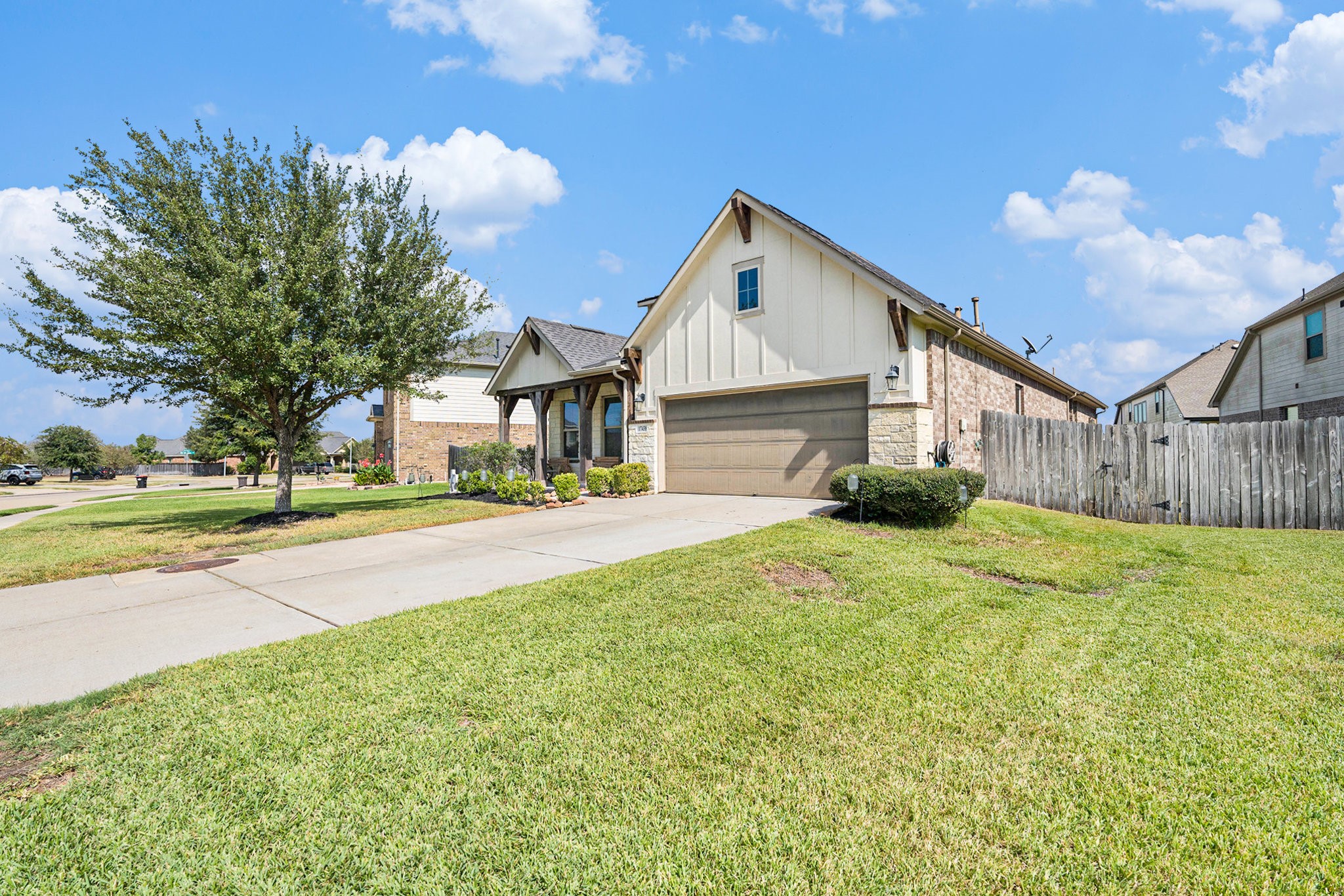 17438 Farm Pasture Trail Hockley, TX 77447 - Photo 2 of 25 a view of a house with a yard