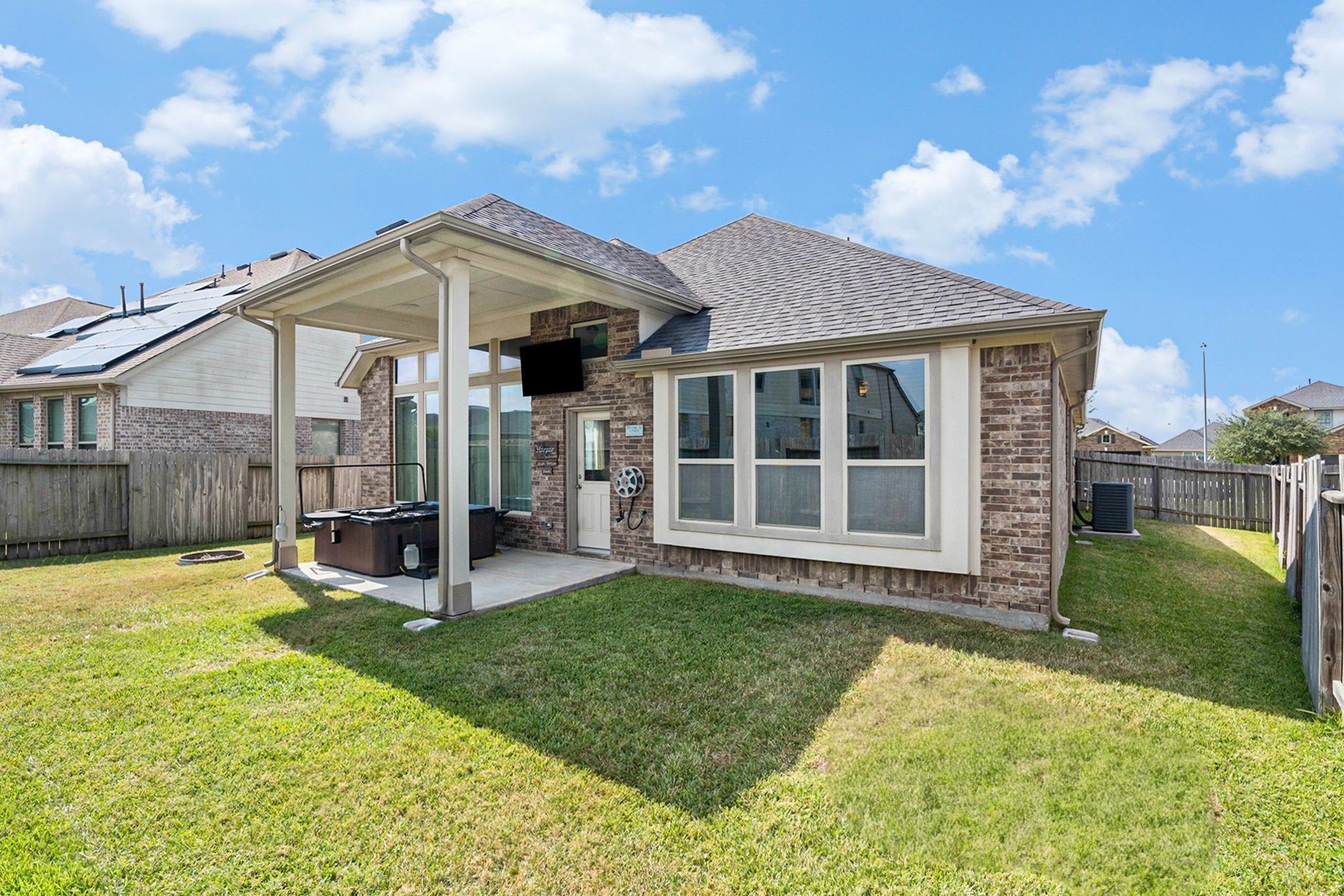17438 Farm Pasture Trail Hockley, TX 77447 - Photo 20 of 25 a view of a house with a yard and sitting area