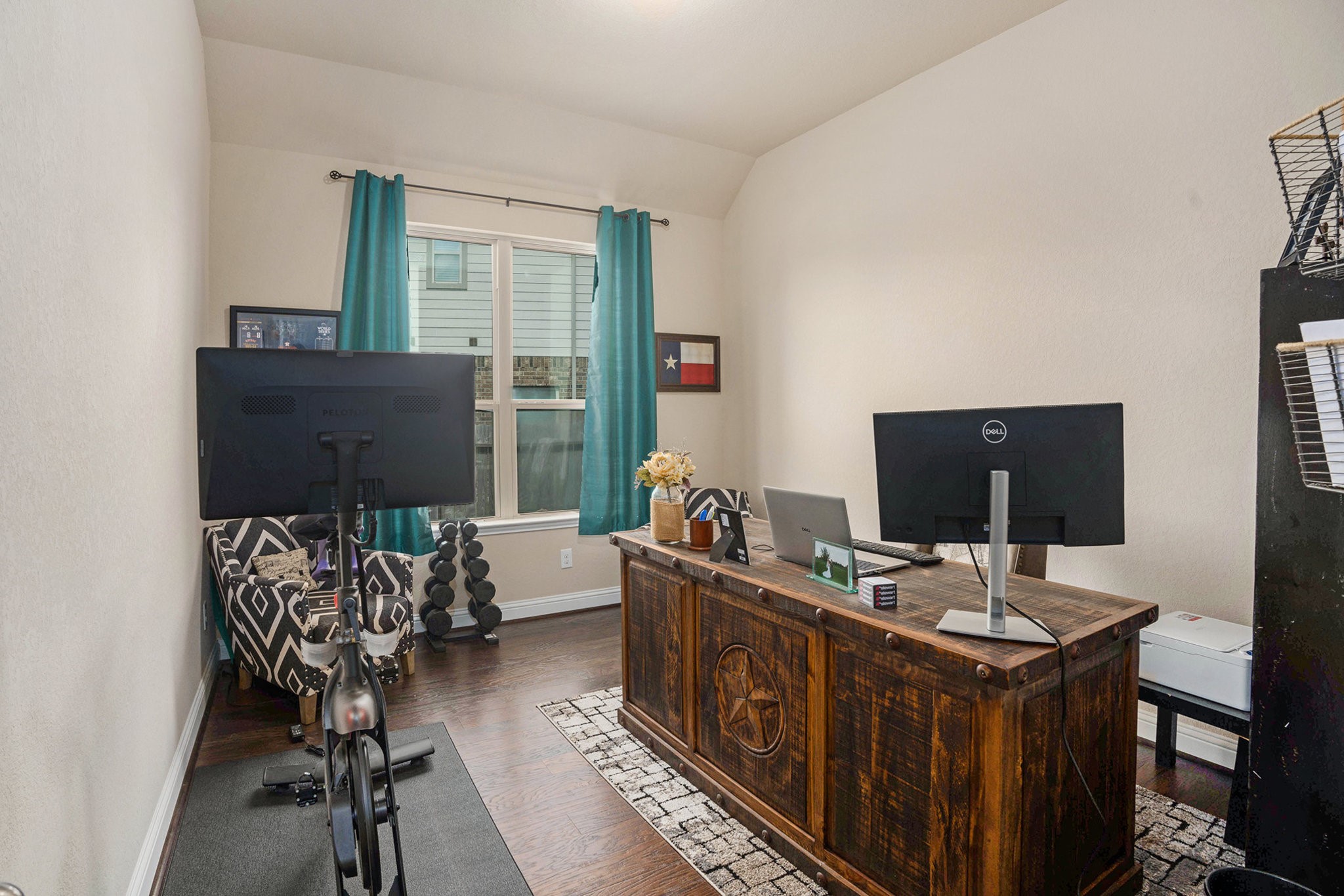 17438 Farm Pasture Trail Hockley, TX 77447 - Photo 9 of 25 a living room with furniture and wooden floor