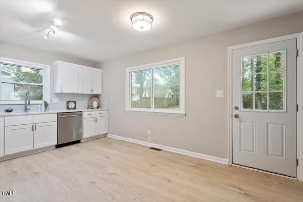 wooden floor in an empty room