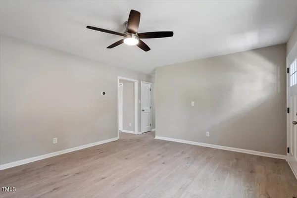 wooden floor in an empty room