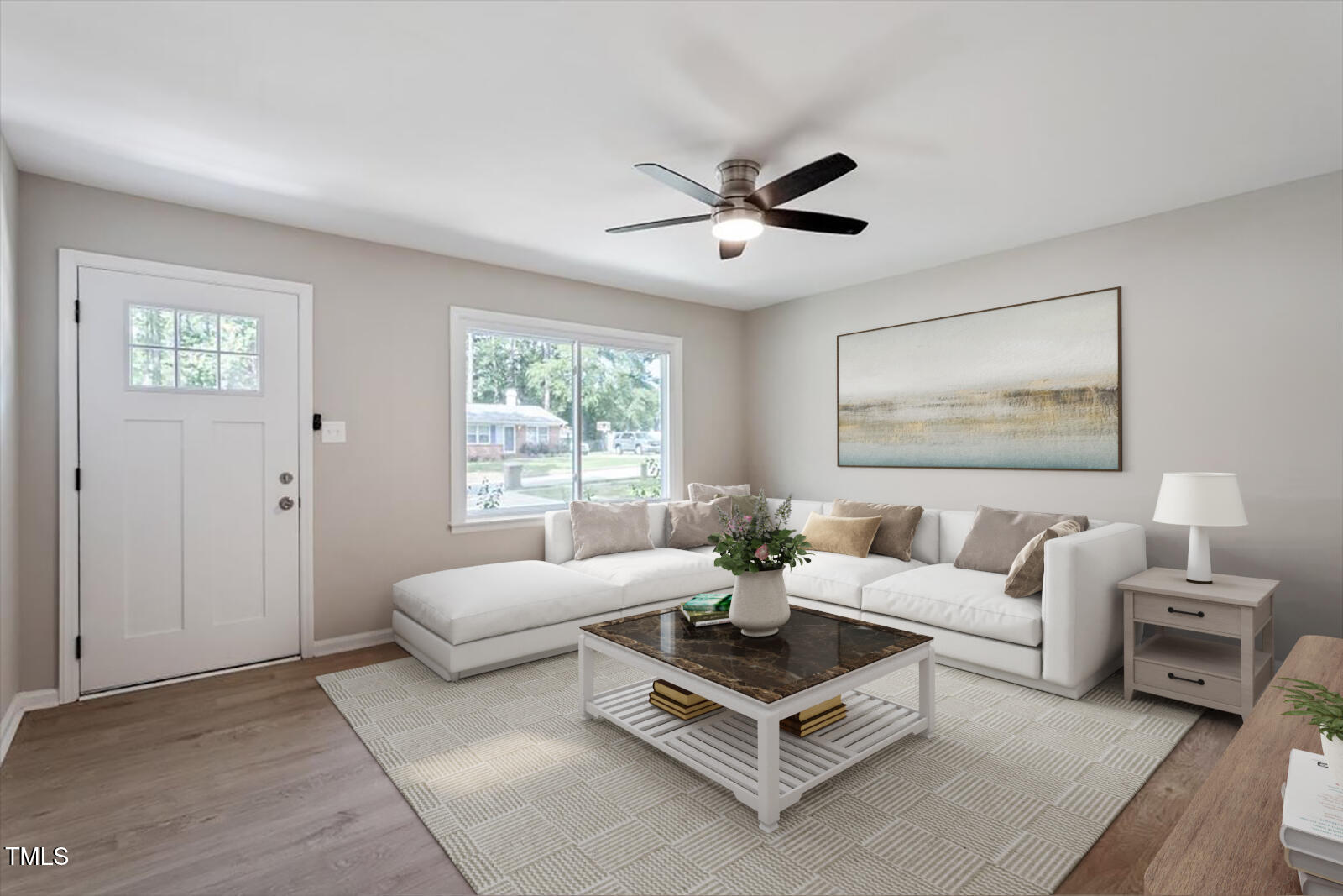 507 Forest Ridge Road Garner, NC 27529 - Photo 2 of 33 a living room with furniture and a large window