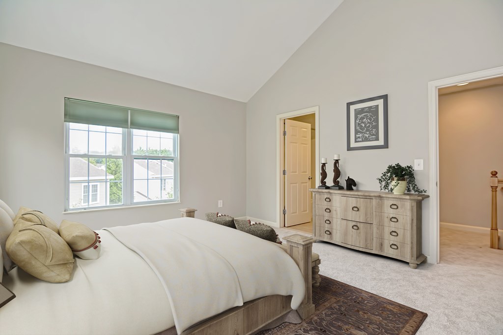 43 Turtle Brook Road, Unit 43 Canton, MA 02021 - Photo 12 of 28 a bedroom with a bed and window