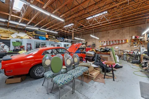 a view of storage and utility room