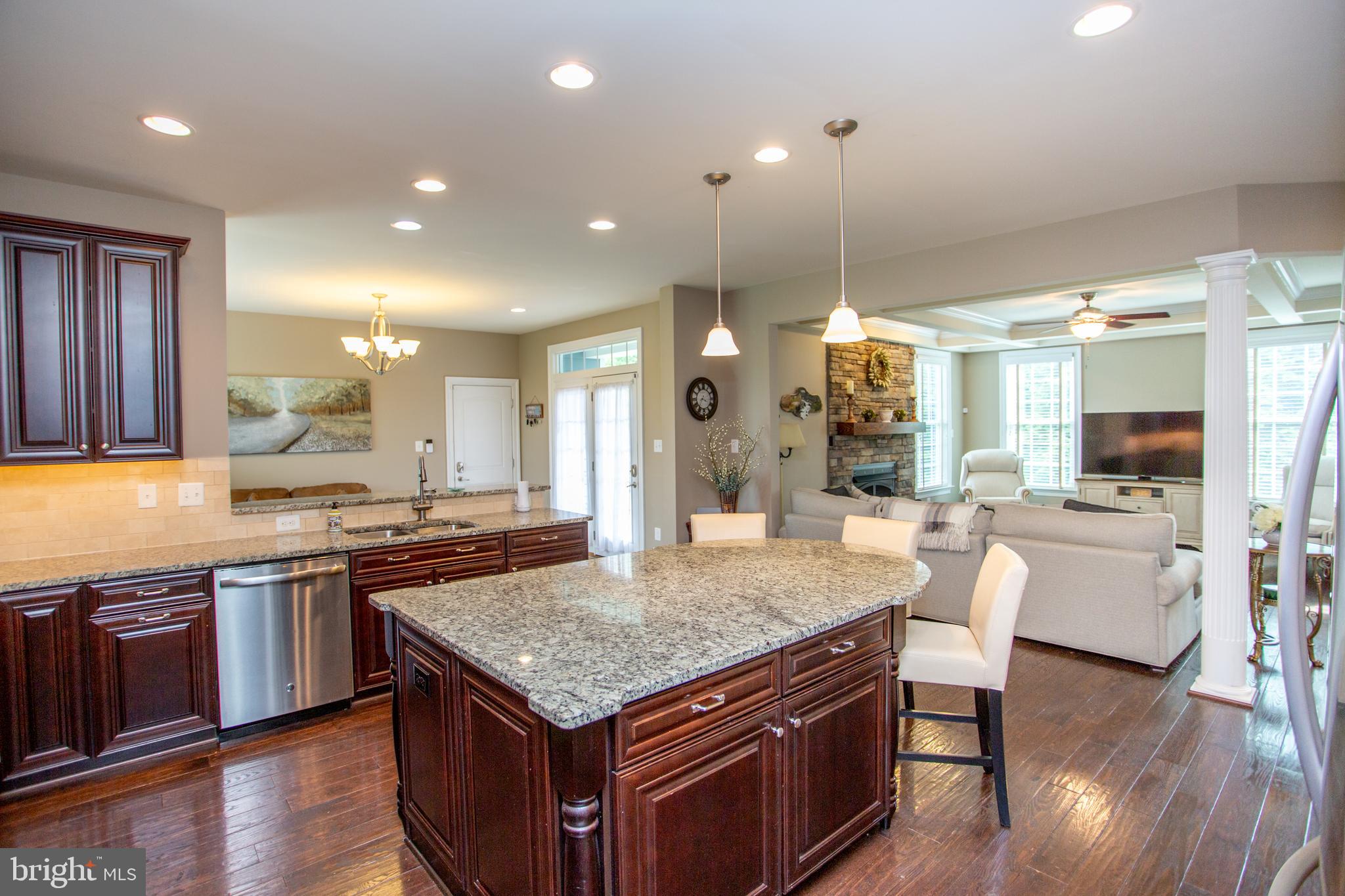 4682 Plough Tavern Road Doylestown, PA 18902 - Photo 14 of 42 a kitchen with center island and stainless steel appliances