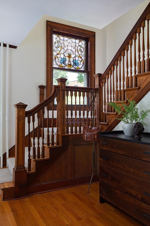 17 Coolidge Street Brookline, MA 02446 - Photo 16 of 41 a view of entryway with wooden floor