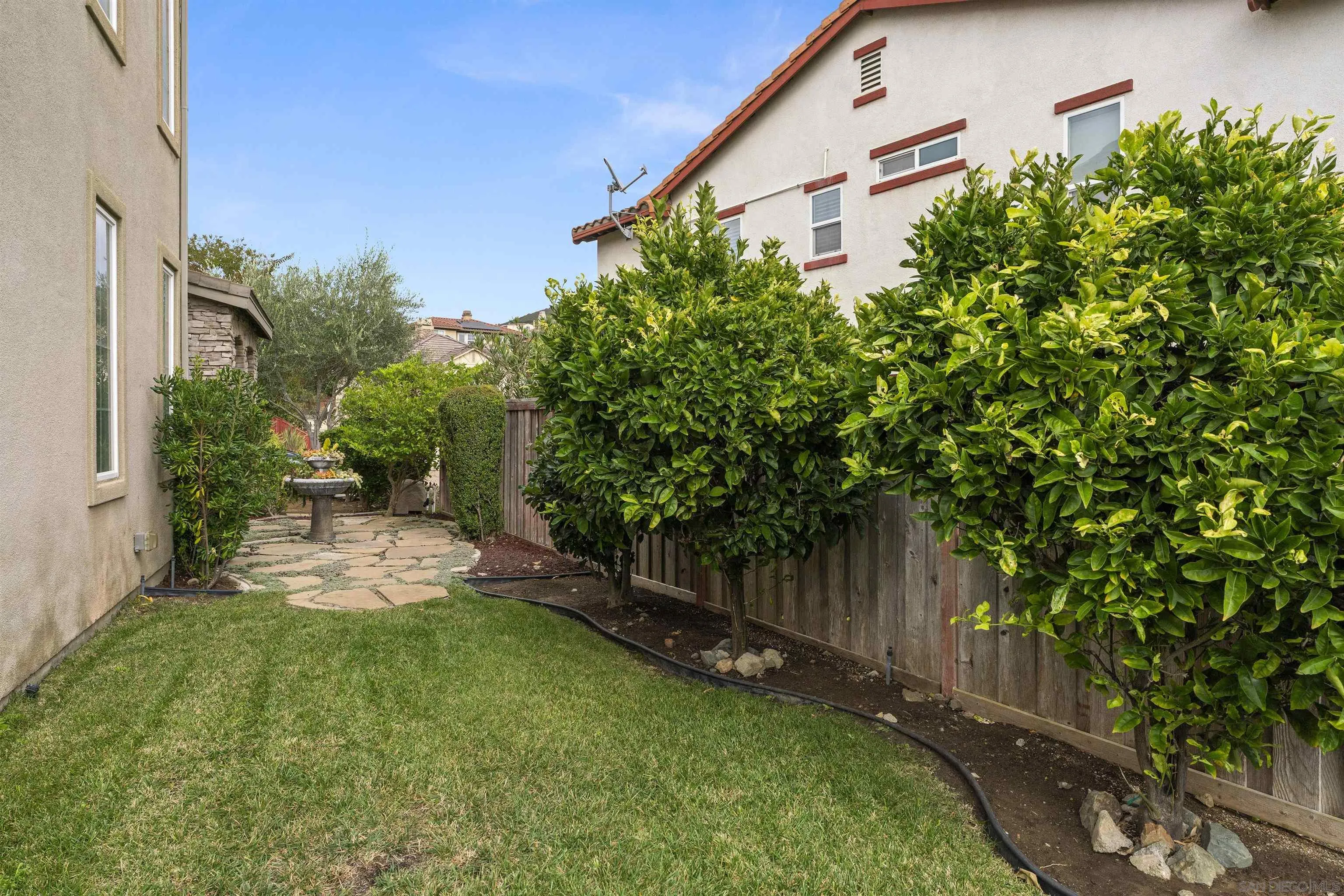 840 Luminara Way San Marcos, CA 92078 - Photo 54 of 57 a backyard of a house with plants and tree