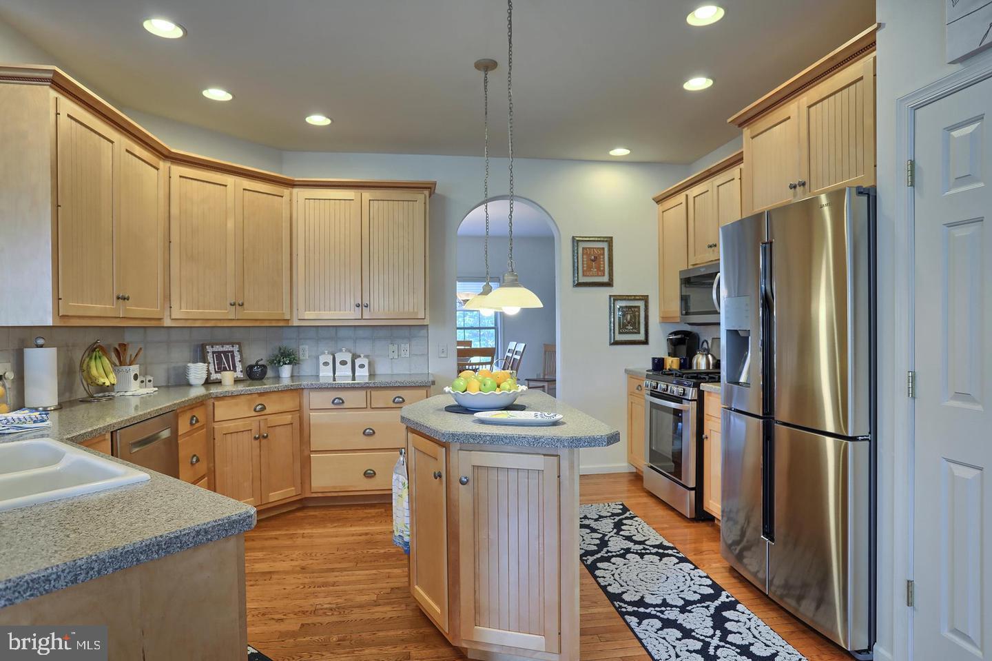 8 Rolling Meadow Road Lebanon, PA 17046 - Photo 7 of 16 a kitchen with refrigerator and cabinets