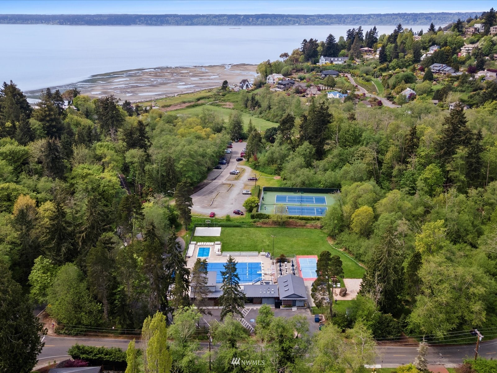 18156 Riviera Place Southwest Normandy Park, WA 98166 - Photo 38 of 40 an aerial view of a house with a yard