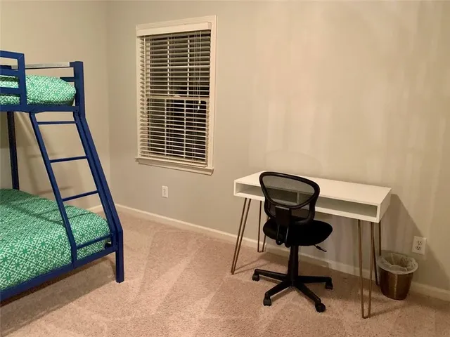 a view of workspace with a window