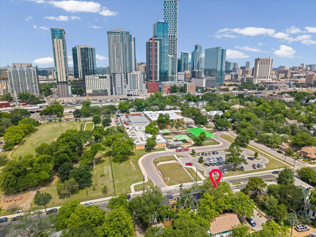 1201 Garden Street, Unit A Austin, TX 78702 - Photo 25 of 30 Urban skyline with a mix of residential and commercial buildings