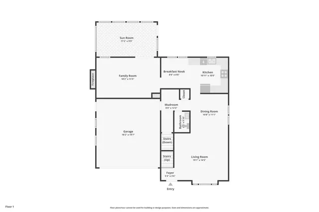 a picture of a floor plan