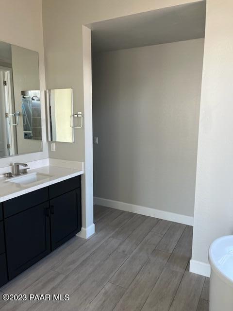 5707 East Killen Loop Prescott Valley, AZ 86314 - Photo 13 of 28 a bathroom with a sink and a mirror