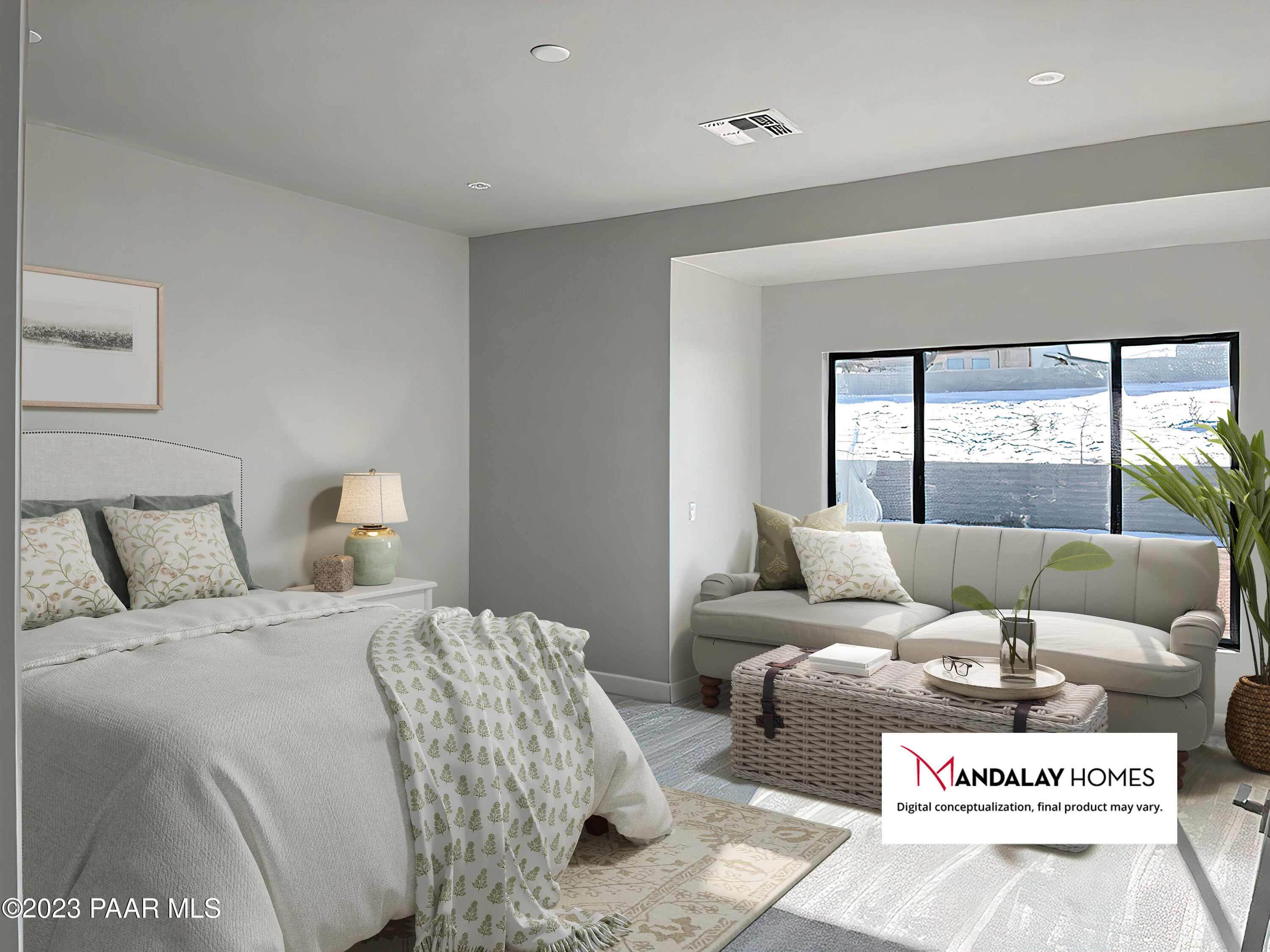 5707 East Killen Loop Prescott Valley, AZ 86314 - Photo 7 of 28 a living room with furniture and a large window