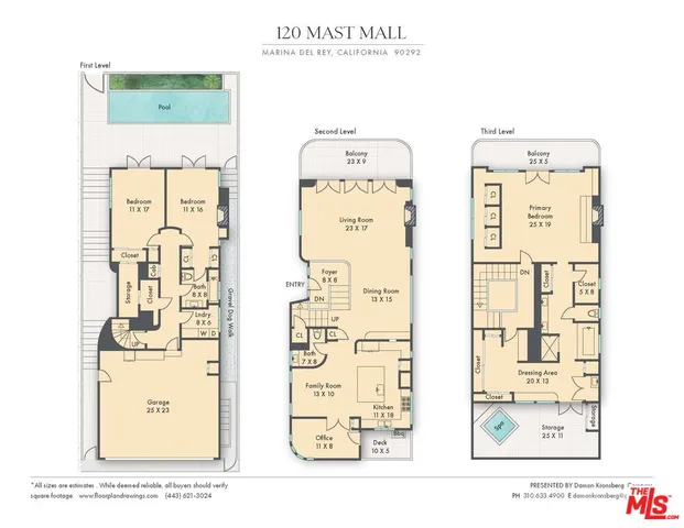 $3,495,000 | 120 Mast Mall, Marina del Rey, CA 90292