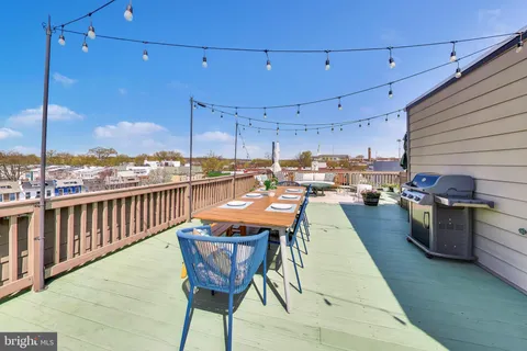 a view of a building with a street