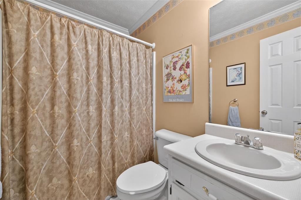 2150 Oglesby Bridge Road Southwest Conyers, GA 30094 - Photo 35 of 113 a bathroom with a toilet a sink and a mirror