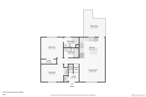 $499,900 | 15132 East Bates Avenue, Aurora, CO 80014