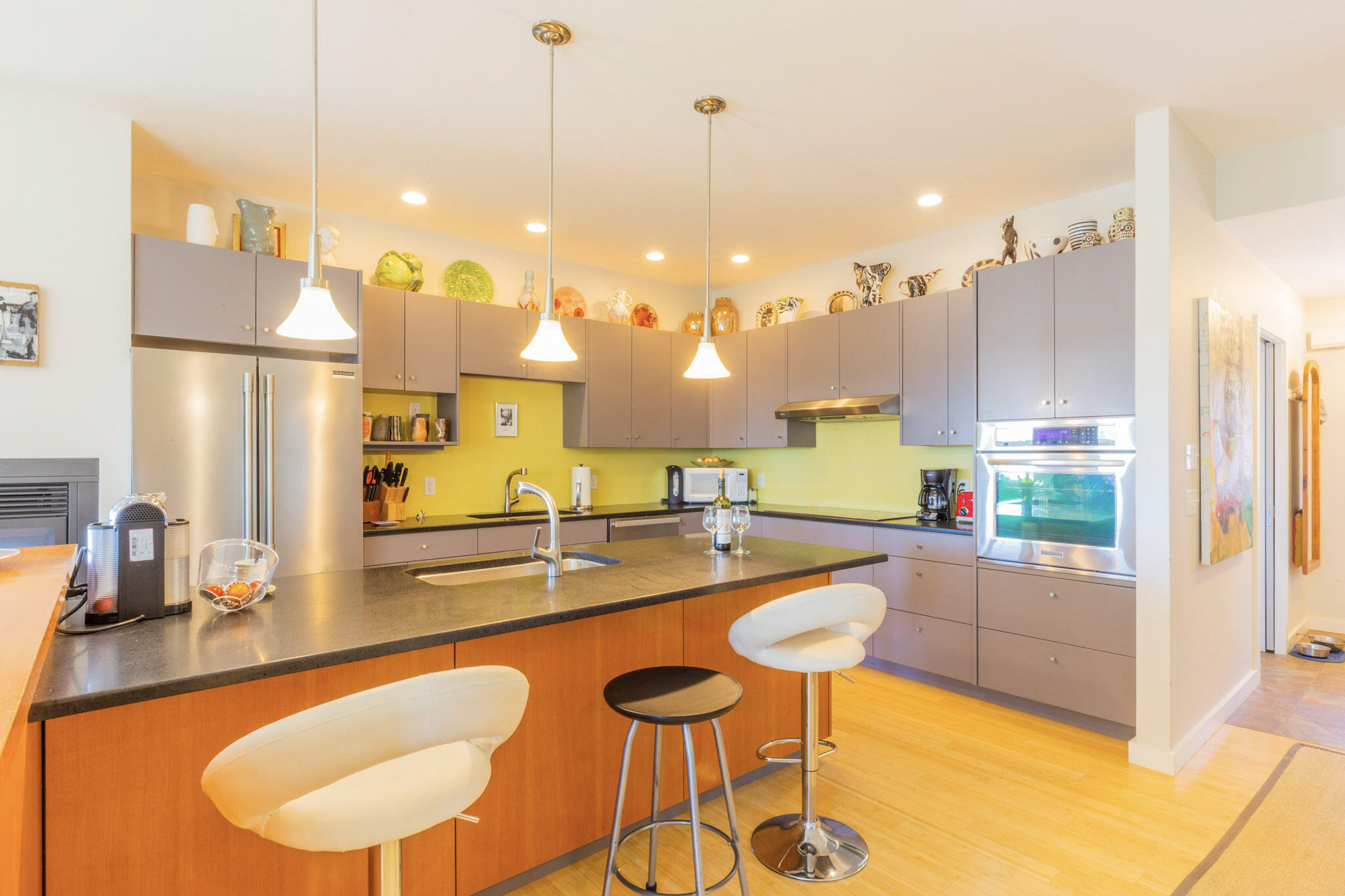 75 Richman Lane Wellfleet, MA 02667 - Photo 9 of 72 a large kitchen with a table and chairs