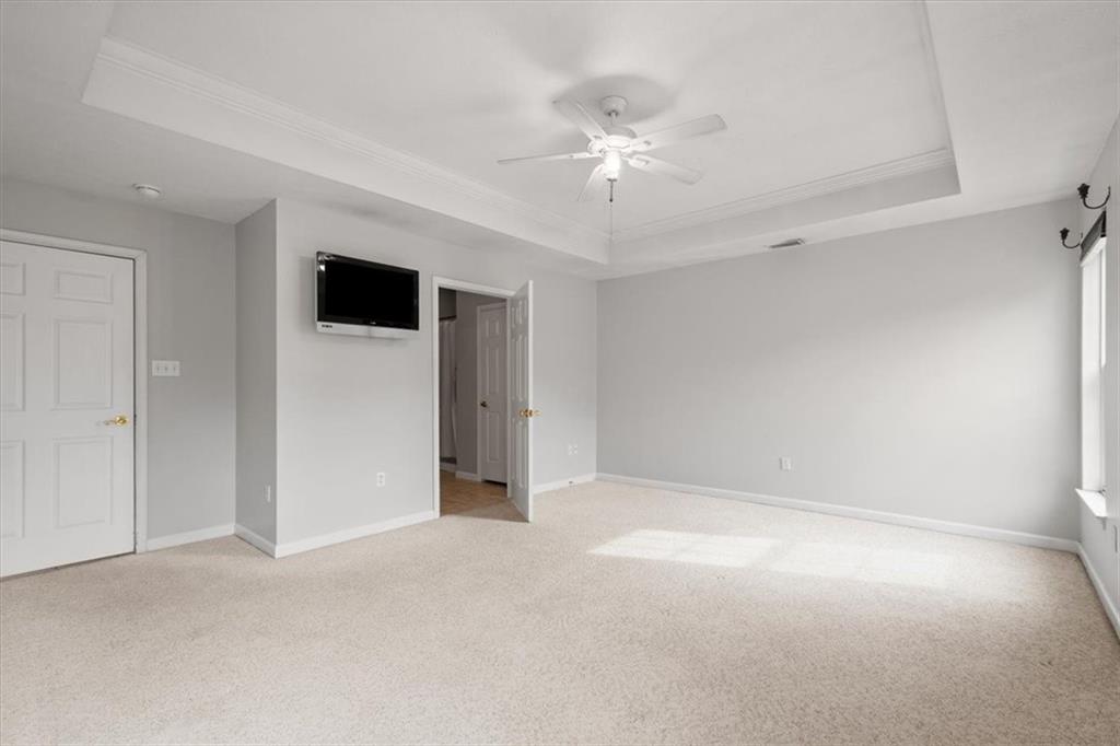 125 Park Place McKees Rocks, PA 15136 - Photo 21 of 44 a view of an empty room with a chandelier fan