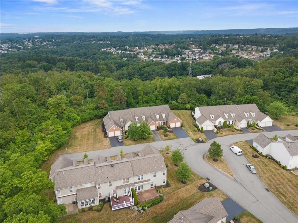 125 Park Place McKees Rocks, PA 15136 - Photo 40 of 44 an aerial view of a house with a garden