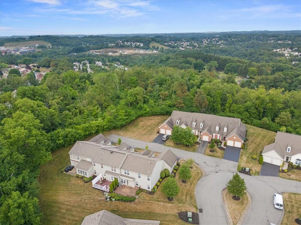 125 Park Place McKees Rocks, PA 15136 - Photo 42 of 44 an aerial view of a house with a garden