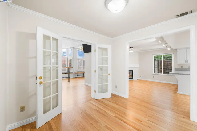 a view of a living room