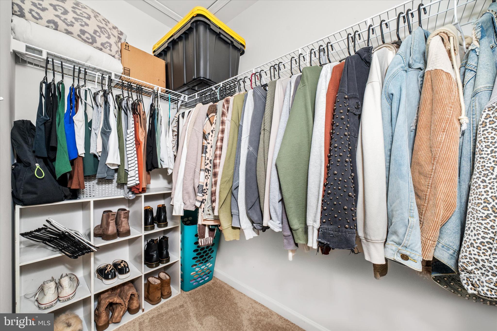 312 Doylestown Road Smyrna, DE 19977 - Photo 23 of 36 a view of walk in closet with clothes and shoes