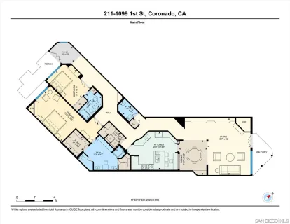 $2,900,000 | 1099 1st Street, Unit 211, Coronado, CA 92118