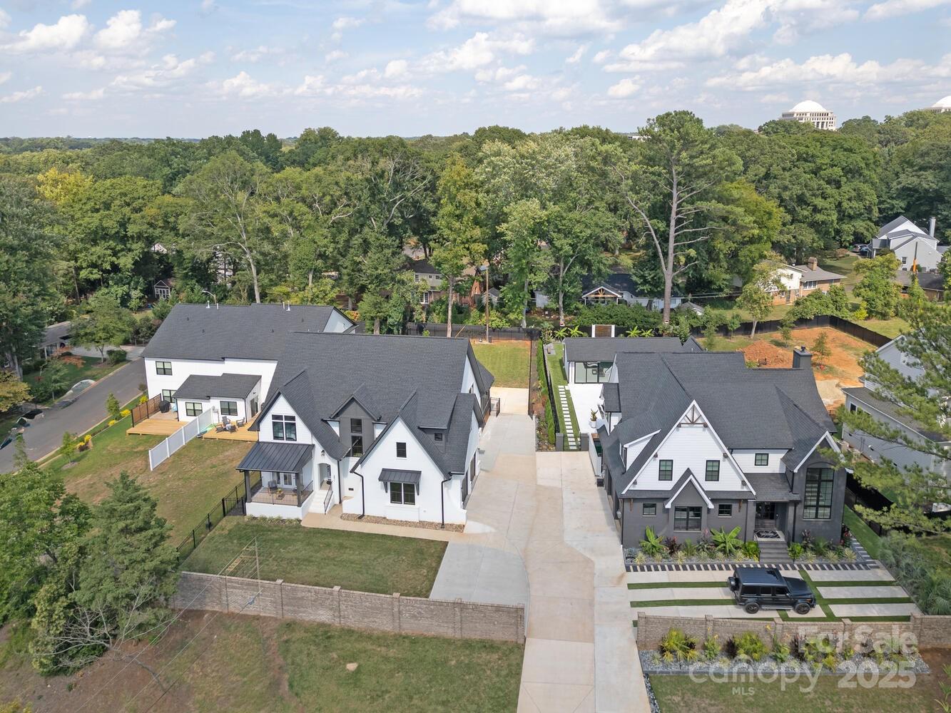 5511 Fairview Road Charlotte, NC 28209 - Photo 42 of 45 an aerial view of a house with a garden