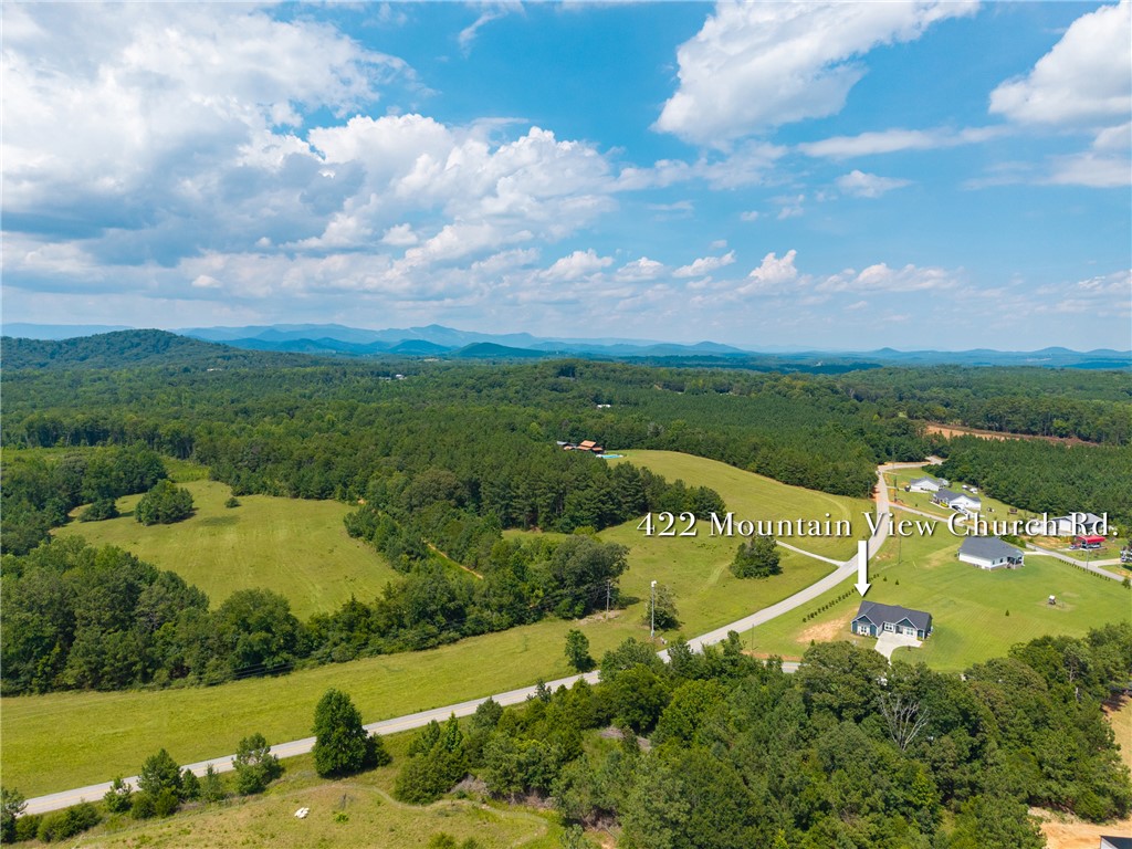 422 Mountain View Church Road Six Mile, SC 29682 - Photo 36 of 40 Unveiling sweeping mountain views and verdant landscapes, this expansive lot offers serene rural living.