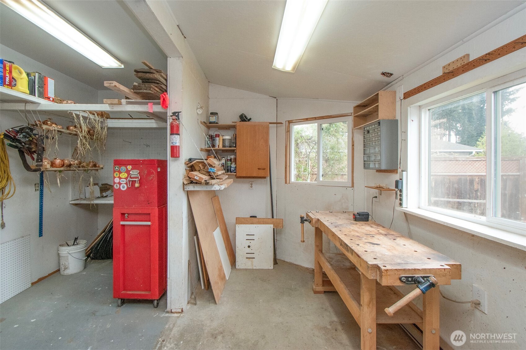 151 Green Meadows Drive Sequim, WA 98382 - Photo 31 of 40 a room with storage and a window